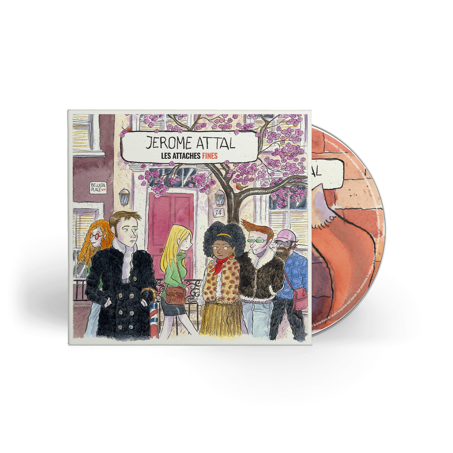 Jérôme Attal - Les attaches fines - CD Digipack