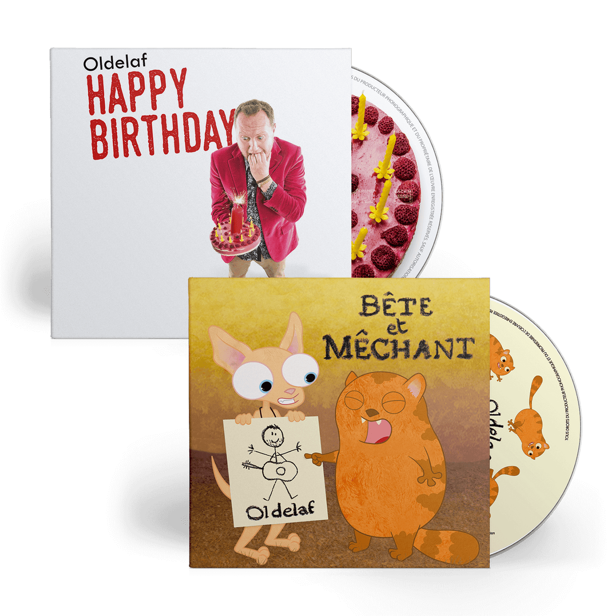 Oldelaf - Happy Birthday + Bête et méchant - Coffret CD Digipack