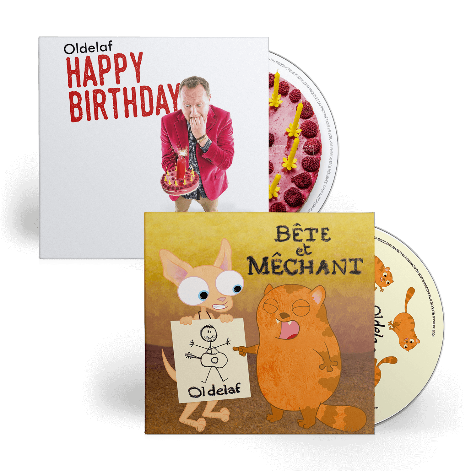 Oldelaf - Happy Birthday + Bête et méchant - Coffret CD Digipack
